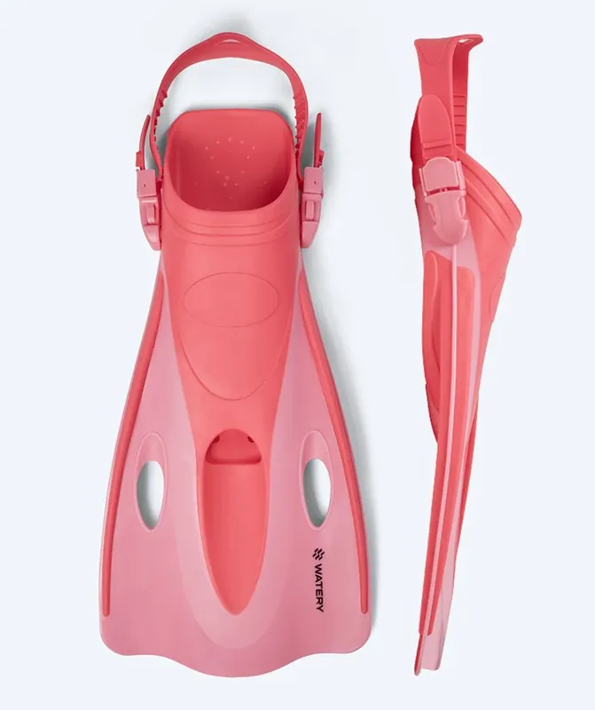 Schnäppchen Watery Taucherflossen für Erwachsene - Launch - Rosa