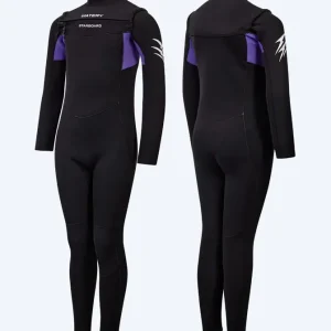 Angebot Watery Neoprenanzug für Kinder - Starboard (3-2mm) - Schwarz/Lila
