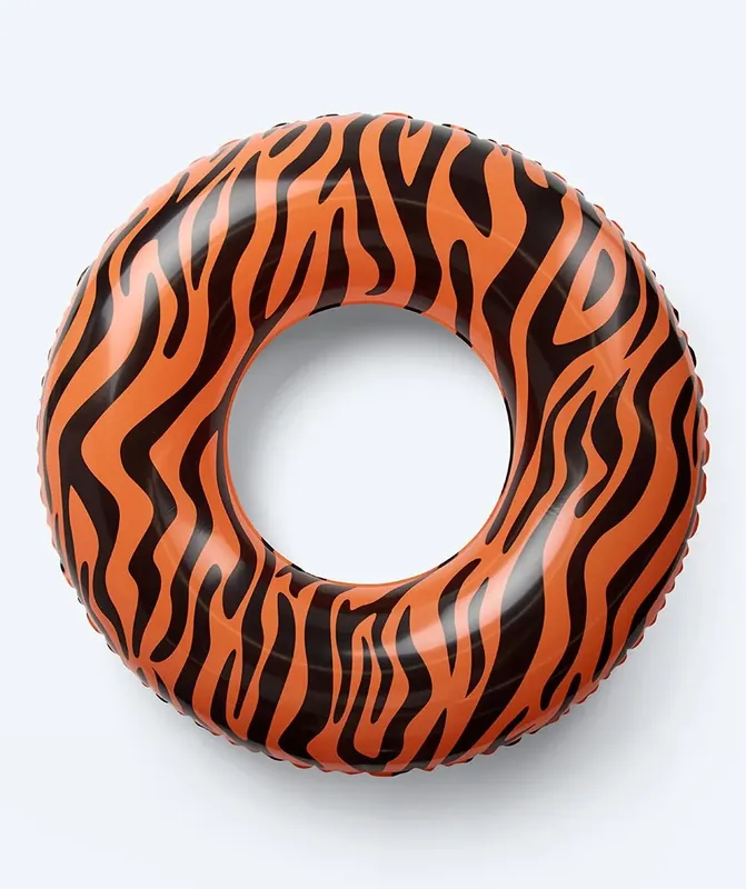 Solange Der Vorrat Reicht Watery Schwimmreifen - Azure - Orange/Schwarz