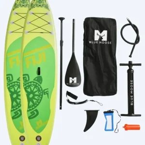 Paketangebot 2x Blue Moose Fiji SUP Board 11‘0 - Hellgrün Highlight
