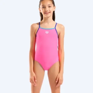 Angebot Arena Badeanzug für Mädchen - Light Drop Solid - Rosa