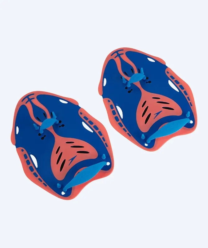 Begrenztes Angebot Speedo Handpaddles - Biofuse Power - Blau/Orange