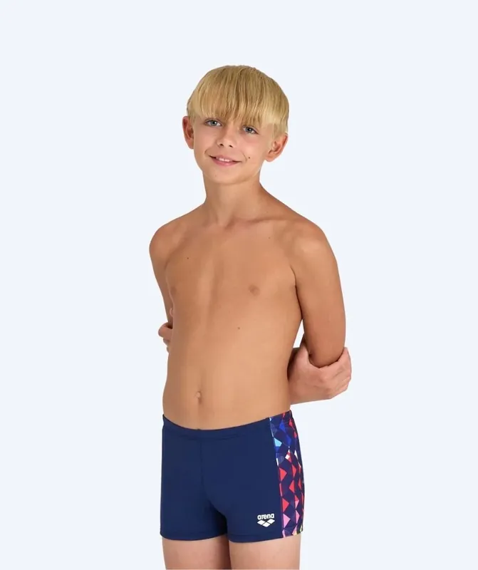 Arena Badehosen mit Bein für Jungen - Carnival - Dunkelblau/Mehrfarbig Top-Angebot