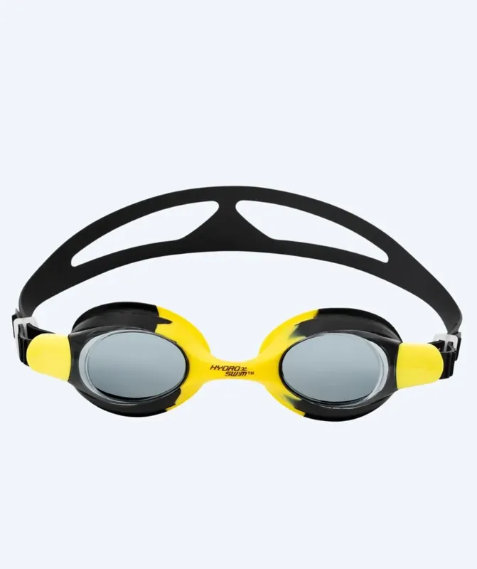Heißes Angebot Bestway Schwimmbrille für Kinder (ab 7 Jahre) - Hydro Swim - Schwarz/Gelb