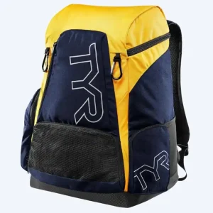 Abverkauf TYR Schwimmrucksack - Alliance Team 45L - Dunkelblau/Gelb