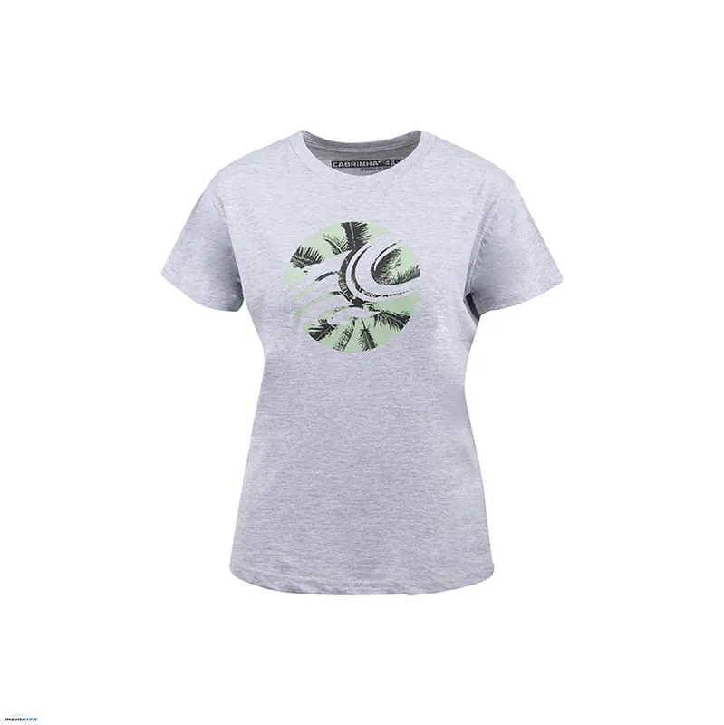 Cabrinha Womens T-Shirt / Palm C S heather grey- 2024 Solange Der Vorrat Reicht