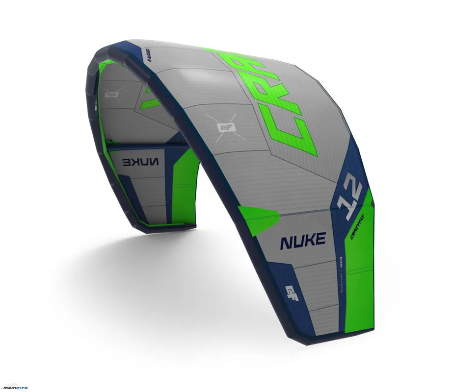 Crazyfly Nuke 10 qm grau/grün- 2025 Schneller Versand
