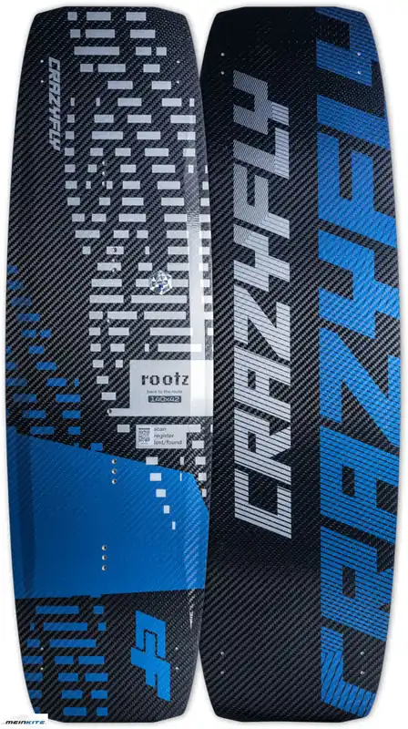 Crazyfly Rootz 145 cm x 44.0 cm blau/schwarz- 2025 Top-Angebot