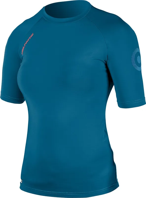 Must-Have Spark Rash Guard S/S C4 petrol / coral print Rushguard NP 2021