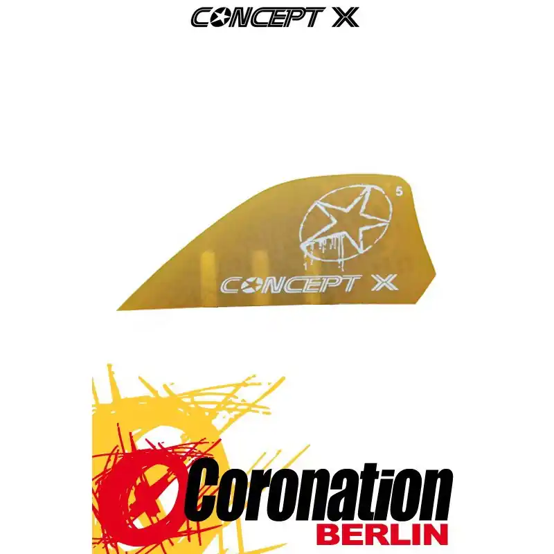Neue Kollektion Concept-X HC Fins 5cm Kite Finnen yellow