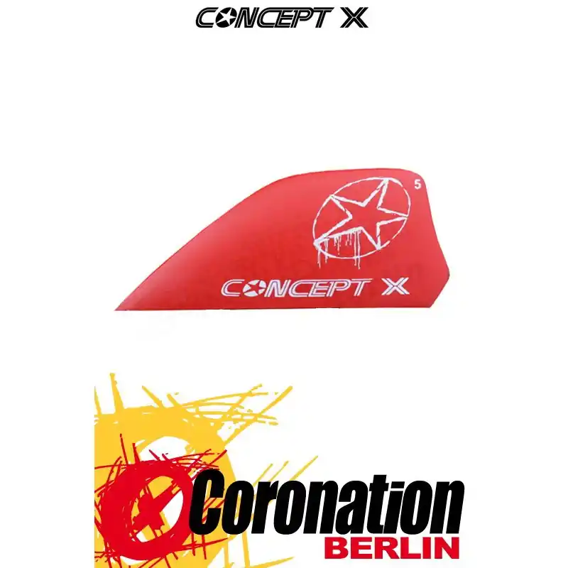 Beliebt Concept-X HC Fins 5cm Kite Finnen Red