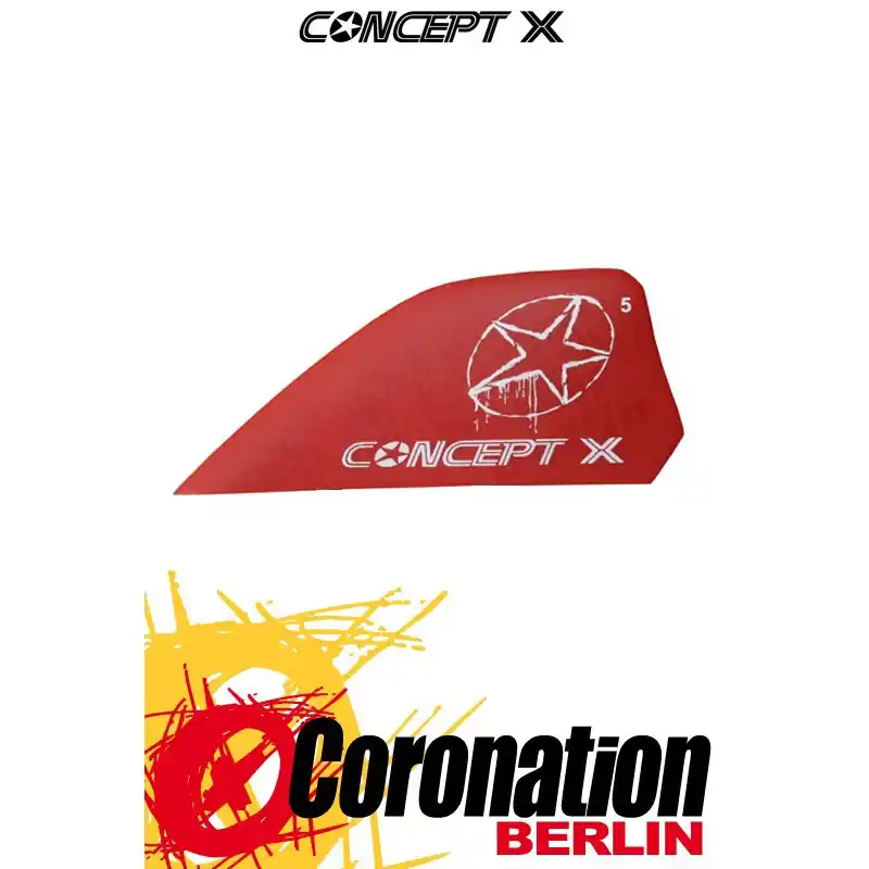 Aktuell Concept-X G10 6cm Kite Fin red
