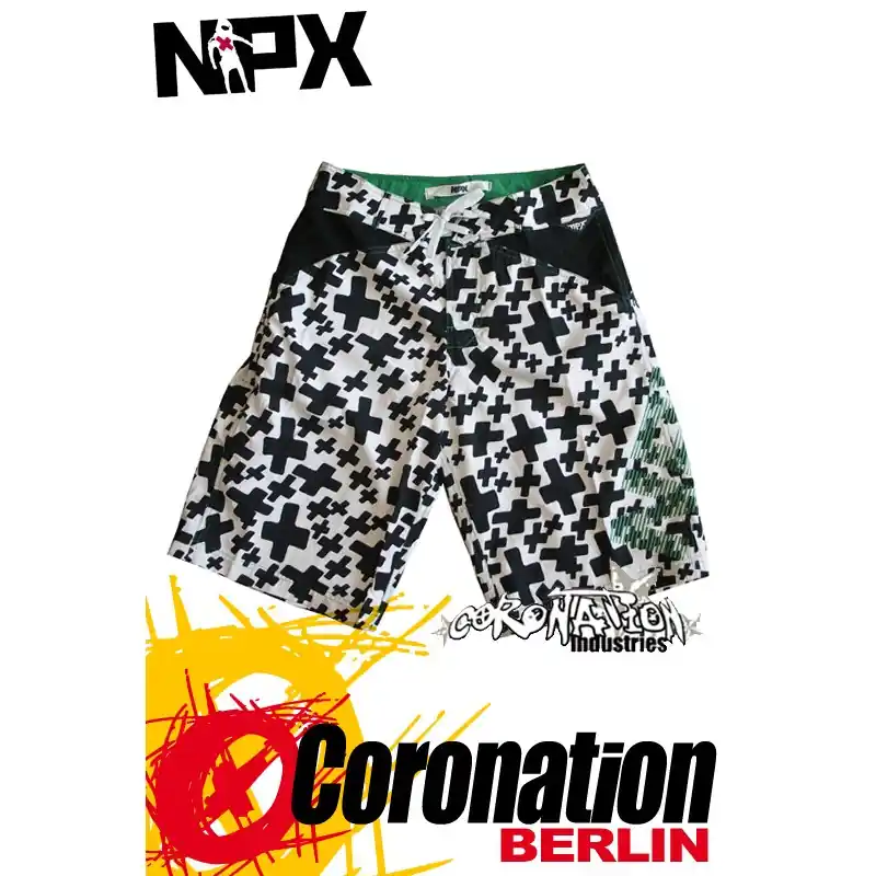 NPX Boardshort Fury für Männer White Preiswert