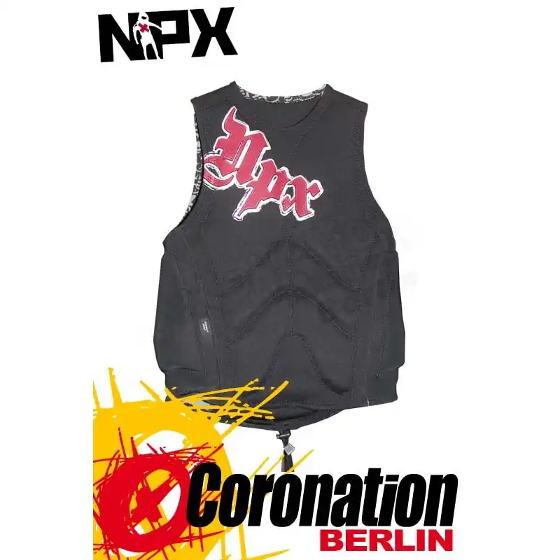 Billig NPX CULT Kite Prallschutz Weste Schwarz