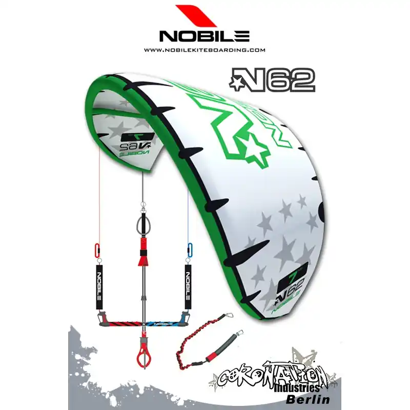 Nobile Kite N62 2009 11qm White/Green mit Bar Preisknaller