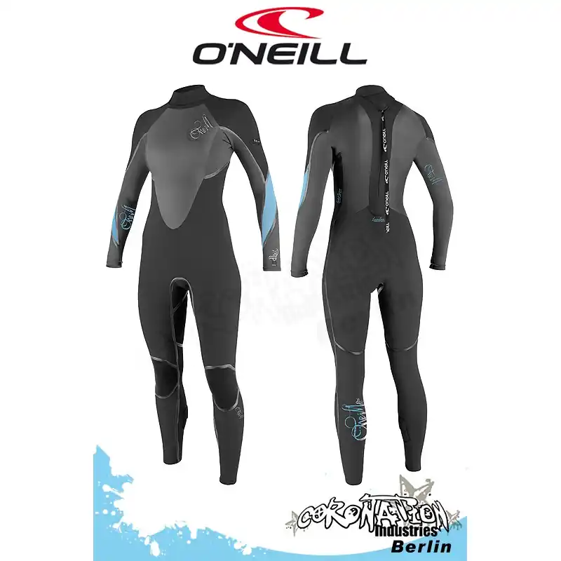 O‘Neill D-Lux 3Q CT 5/3 Frauen Neoprenanzug Black/Aruba Heißes Angebot
