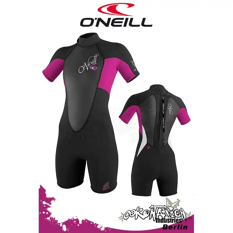 Sonderangebot O‘Neill Bahia Shorty 2/1 Frauen Neoprenanzug Black/Astra