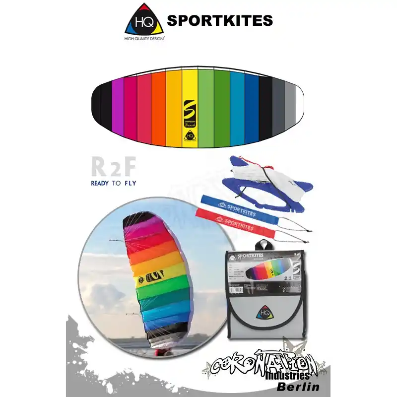 HQ Sportkites 2010 Powerkite Symphony Beach 1.7 Aktuell