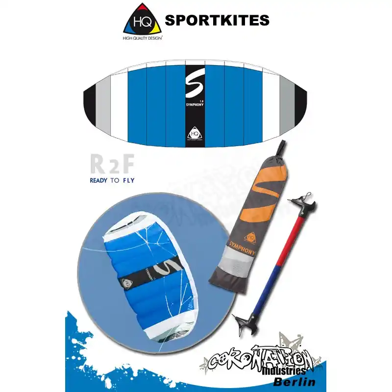 Top-Seller HQ Sportkites Powerkite Symphony TR 1.8 R2F