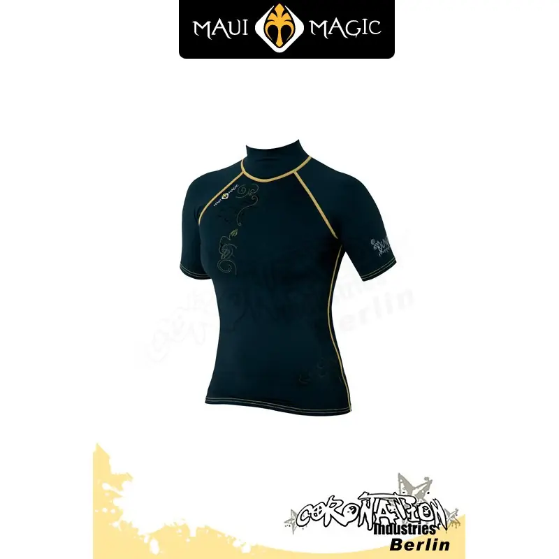 Bestseller Maui Magic 2010 Frauen LUNA Rash Vest S/S Yellow