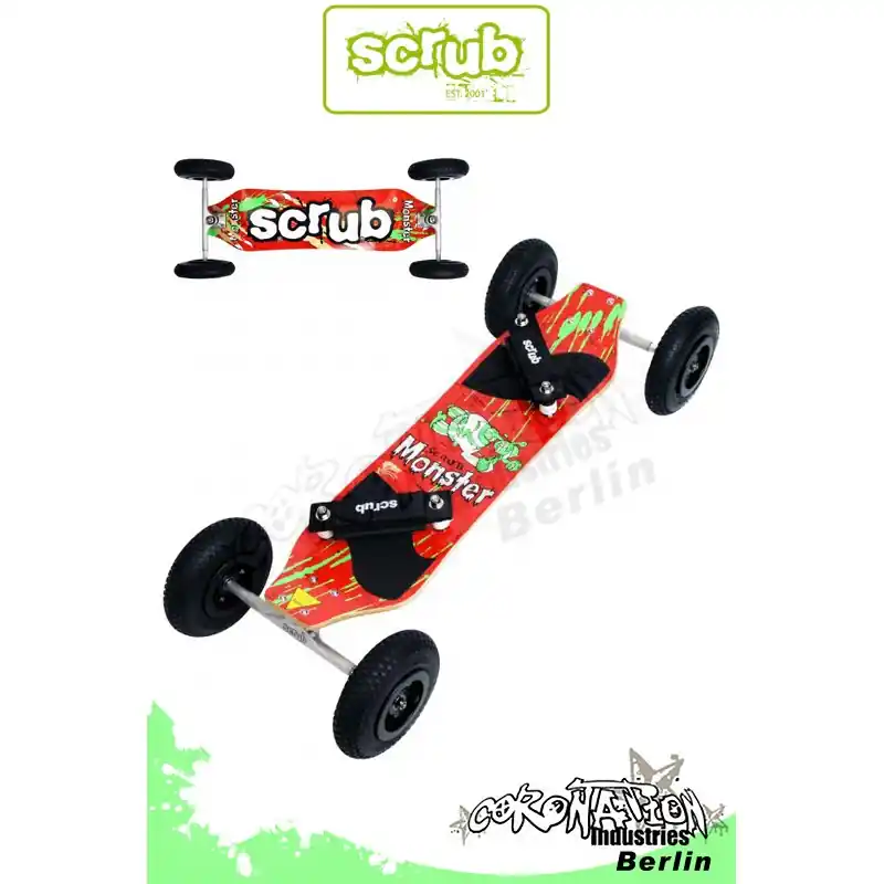Bestpreis Scrub Mountainboard Monster Landboard ATB Blood Red