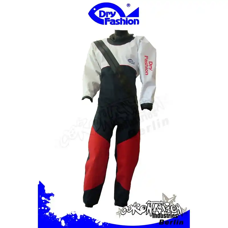 Direkt Vom Hersteller Dry Fashion Trockenanzug Profi-Sailing Regatta - Weiss/Navy/Rot