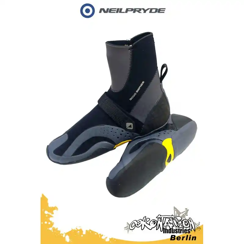 Preisreduziert Neil Pryde 3K HC Round 4mm Kite-Schuh - dark grey