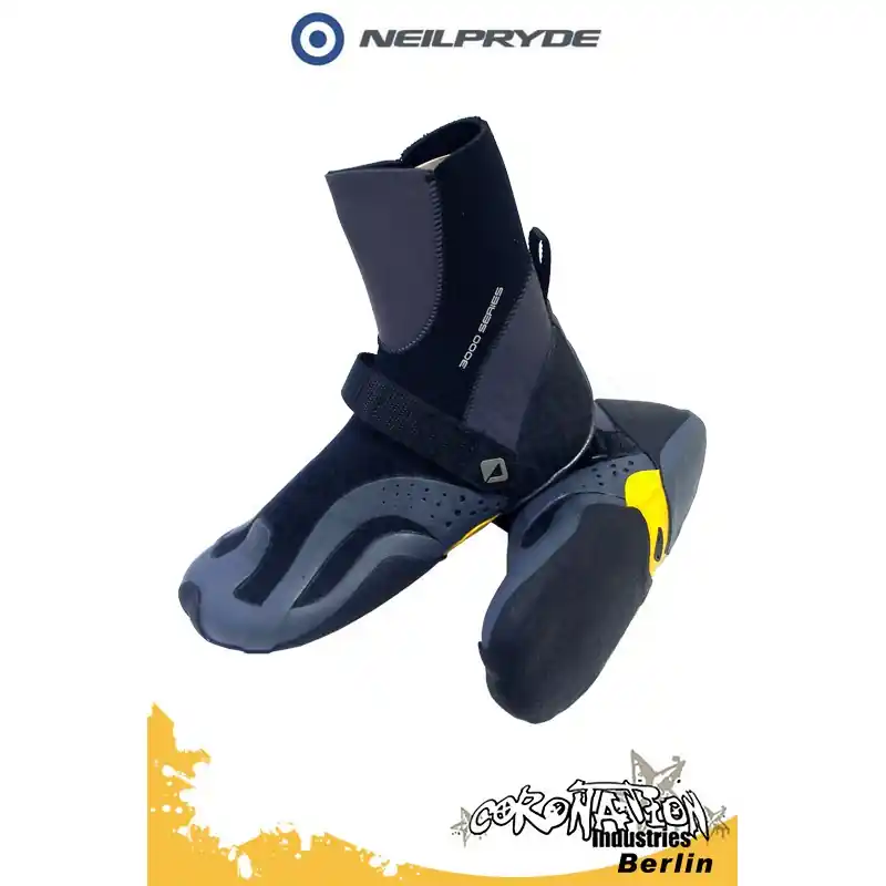 Neil Pryde 3K HC Split 4mm Kite-Schuh - dark grey Direktkauf