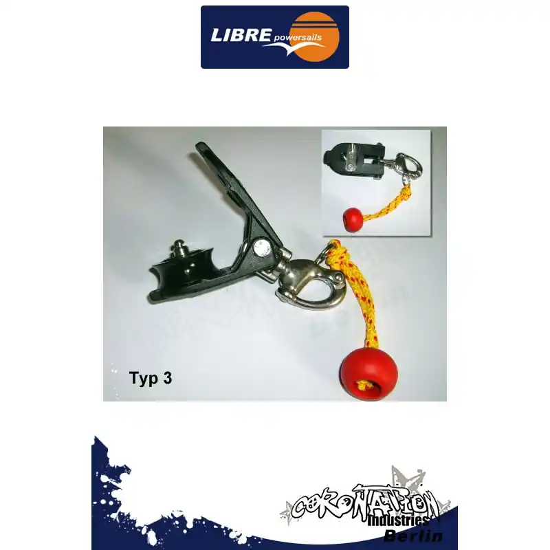 Libre Powersails Snatchblock Typ3 mit Edelstahl Schäckel Neu Im Sortiment