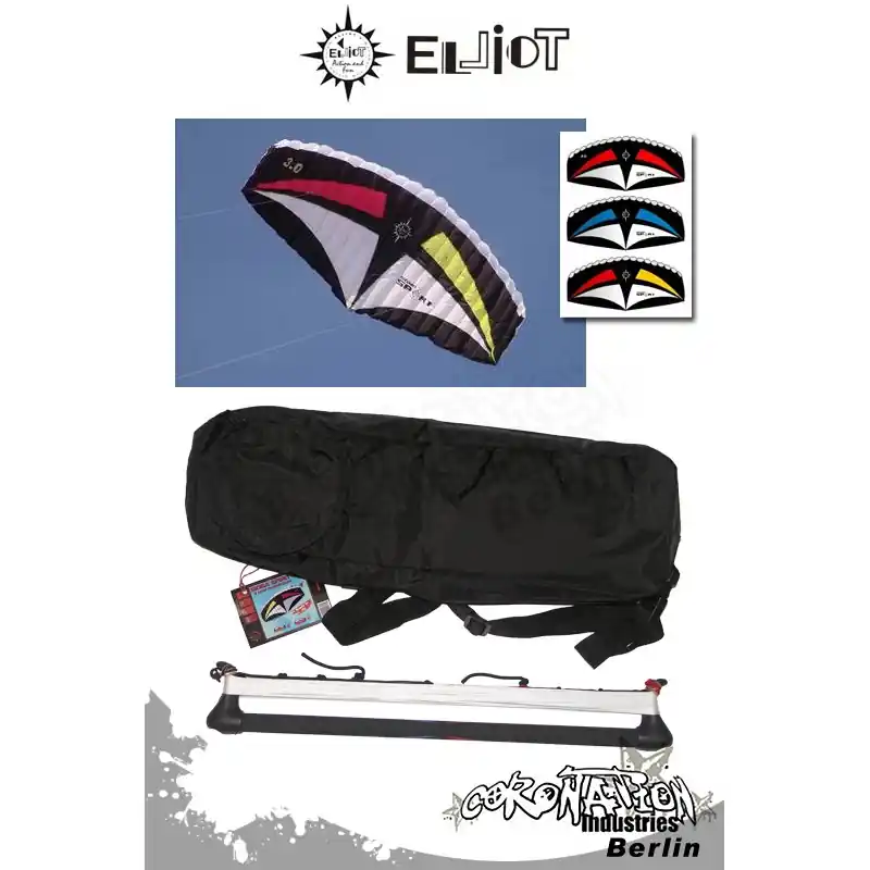 Elliot 2-Leiner Kite Sigma Sport R2F - 3.0 mit Control Bar Billig