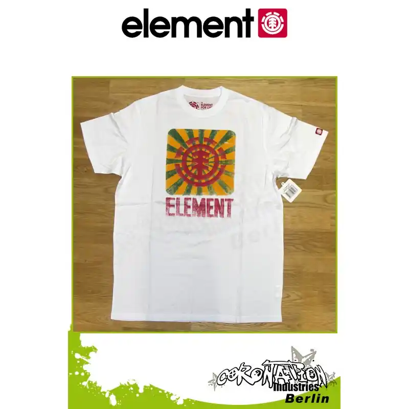 Element T-Shirt Sunscan S/S Regular - White Zertifiziert