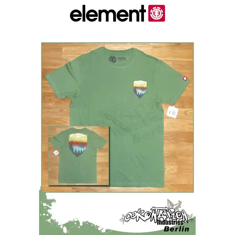 Jetzt Bestellen Element T-Shirt Teton II S/S Fitted - Green Tea