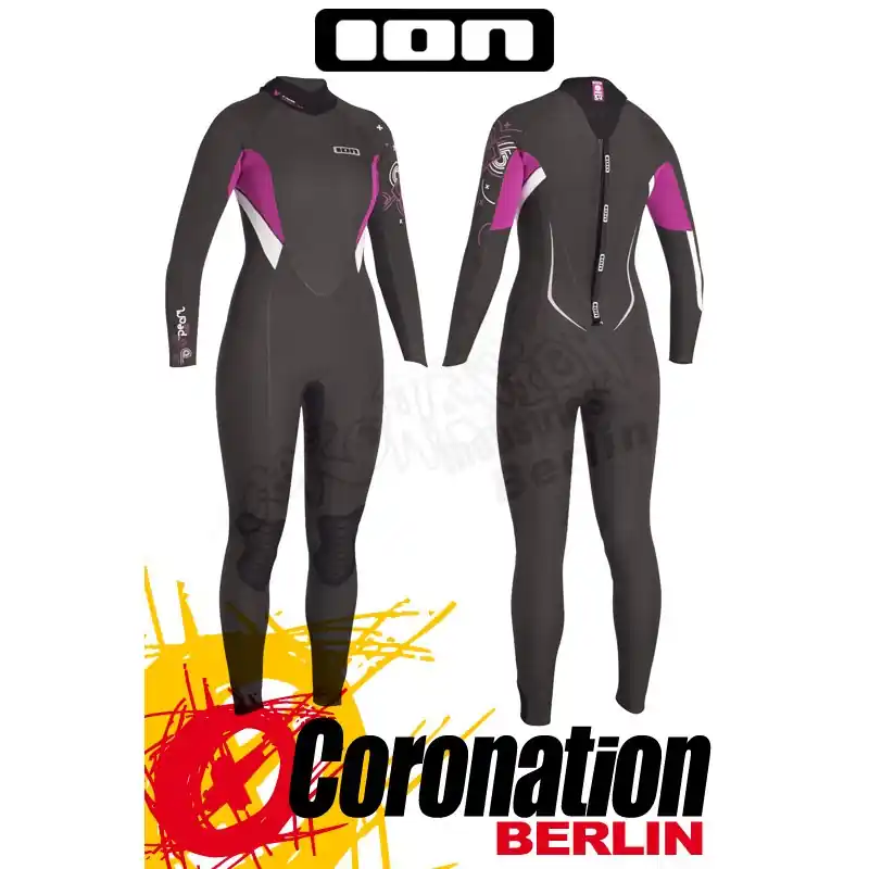 ION Pearl Semidry 5/4 Neoprenanzug Black/Violet Neu