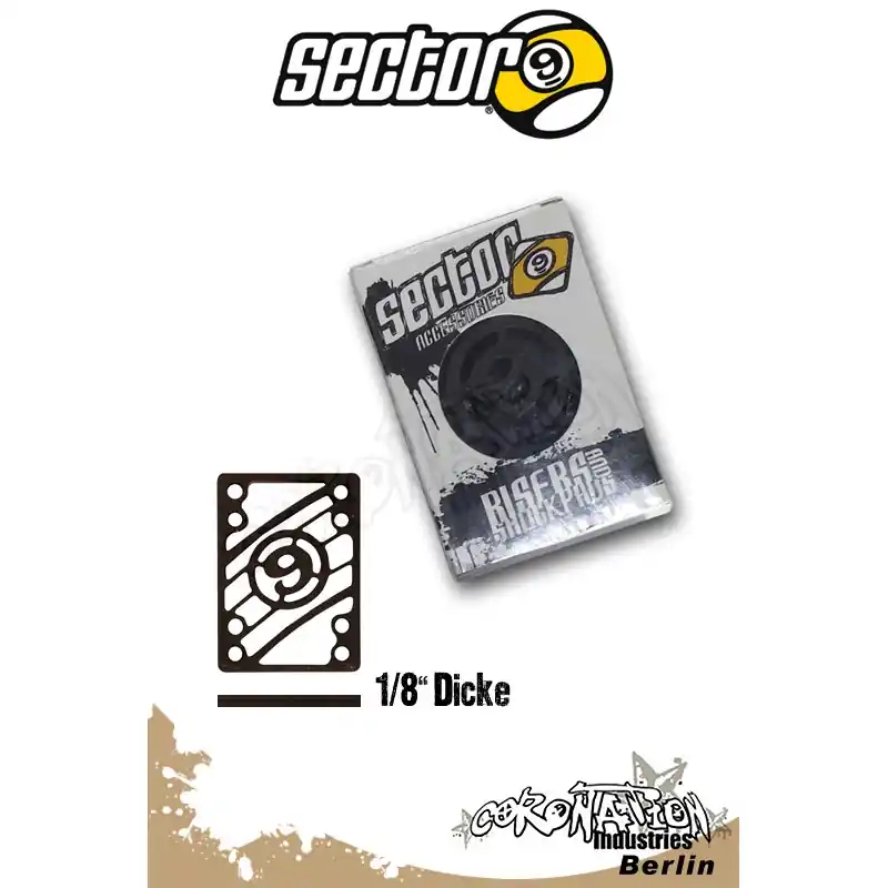 Sector 9 Riser Pads 1/8" Super-Preis