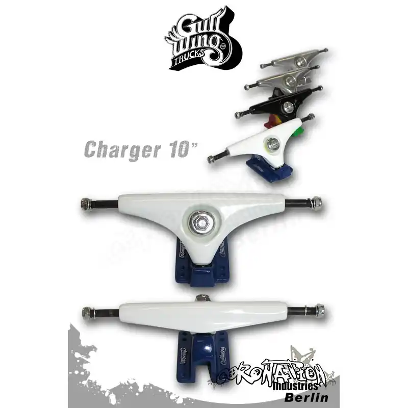 Gullwing Charger Trucks 10" 184mm 50° Set Saisonangebot