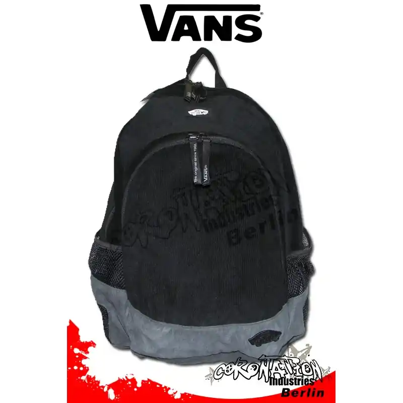Vans Van Doren Black-Castlerock-Grau Schul & Street Rucksack Saisonangebot