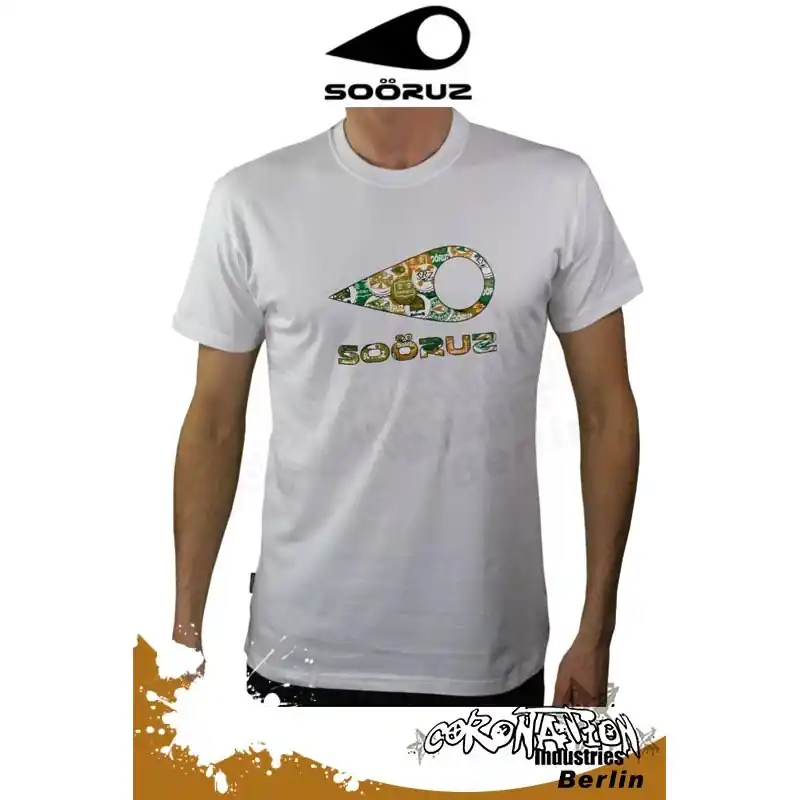 Soöruz Caps S/S T-Shirt White Geprüft