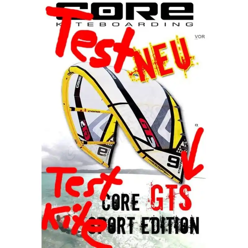 Core GTS Test Kite Gebraucht 9 qm Highlight