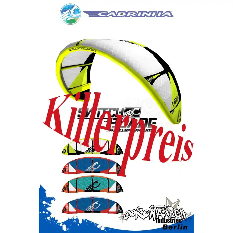 Markenprodukt Cabrinha Switchblade 2012 Kite