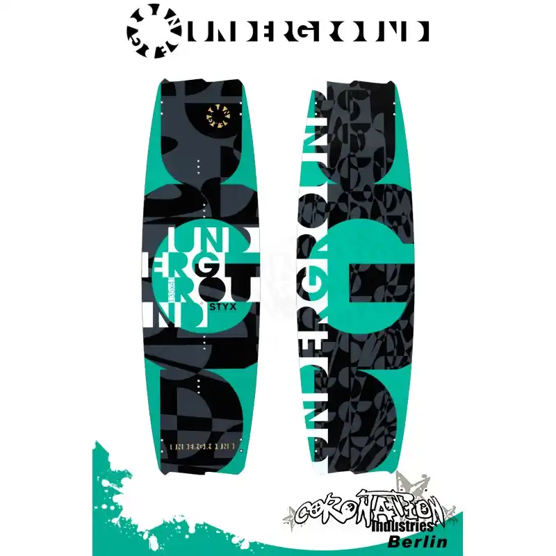 Nur Für Kurze Zeit Underground Styx 2011 Kiteboard Inkl. Bindung