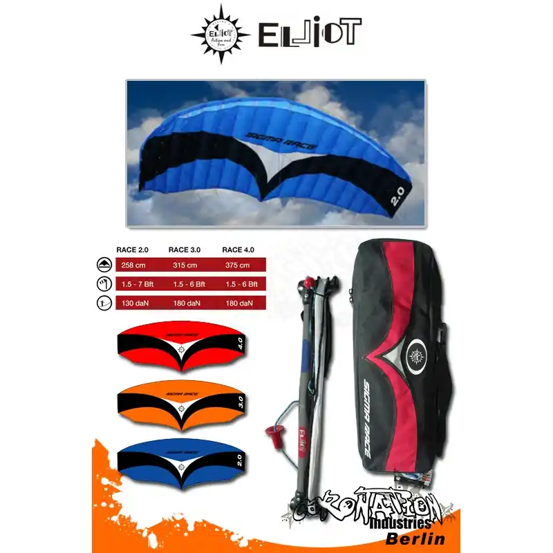 Elliot Sigma Race 3.0 R2F Lenkmatte mit Bar Expressversand