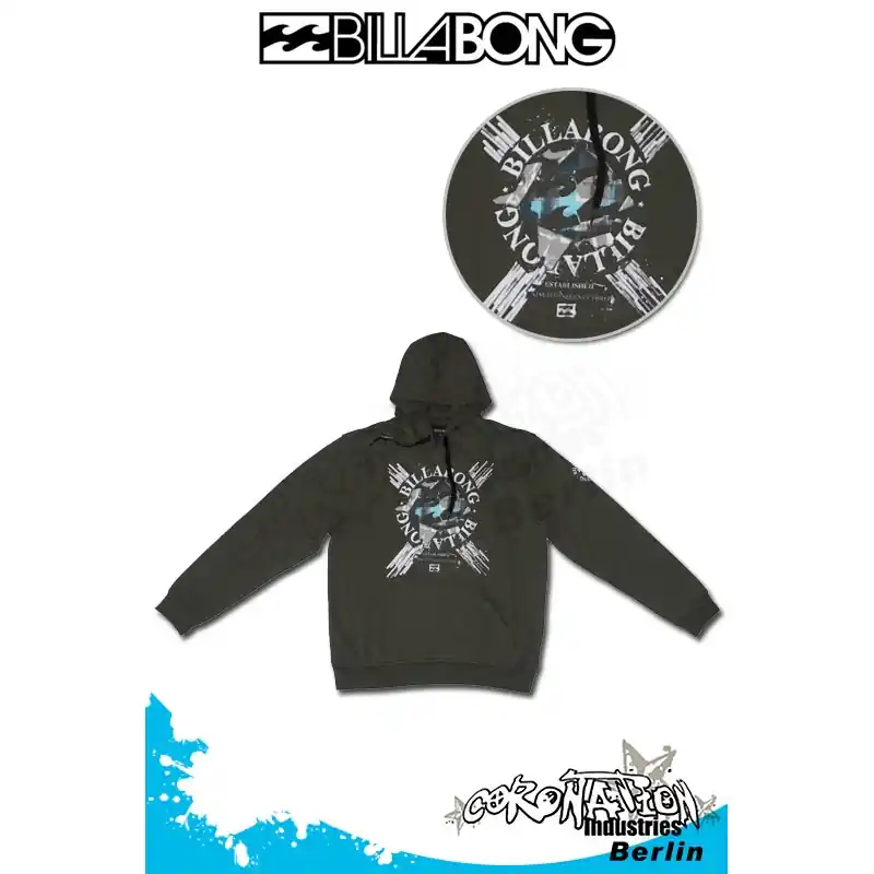 Markenware Billabong Vicious Ho Hoodie Military
