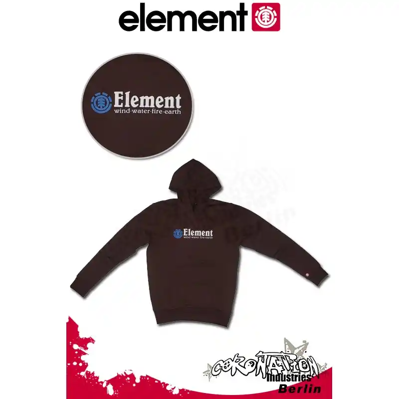 Element Horizontal Ho Hoodie Mud Top-Angebot