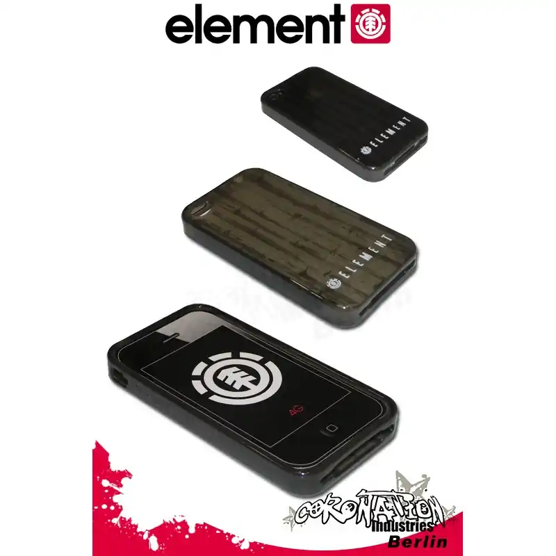 Element Phyto 4G Case iPhone 4 Silikon Handy Cover Black Begrenztes Angebot