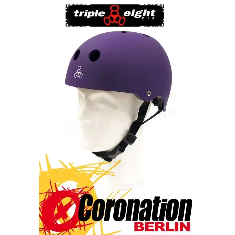 Neu Im Sortiment Triple Eight Brainsaver Purple Rubber