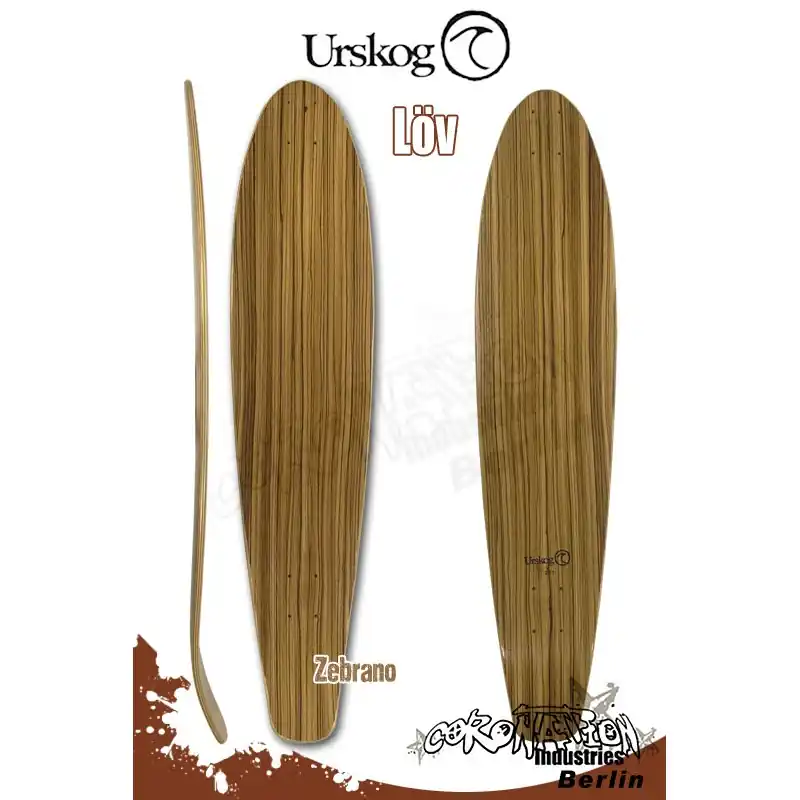 Urskog Löv Longboard Deck Markenprodukt