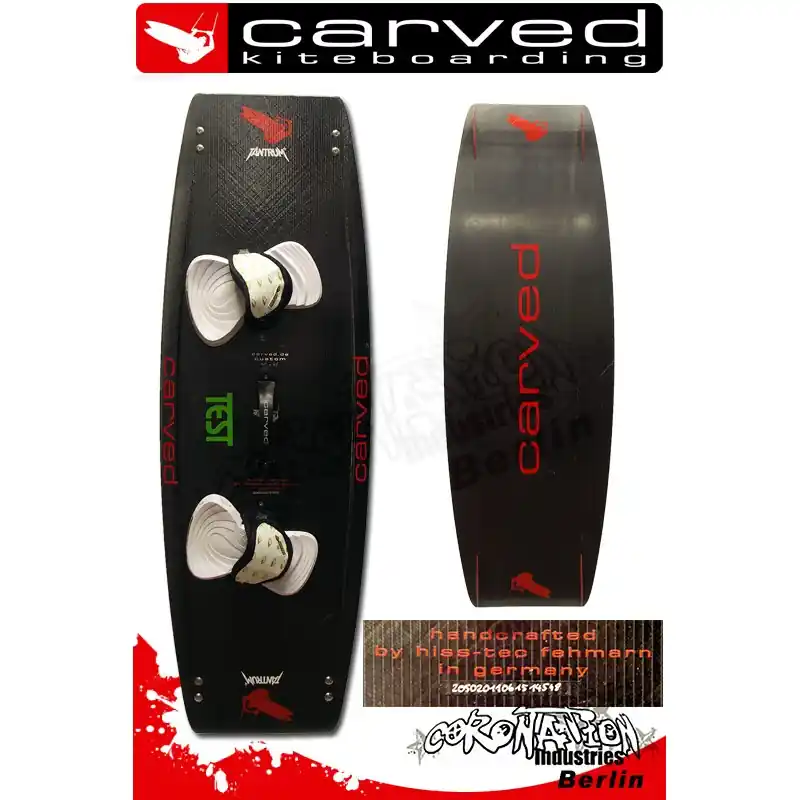 Test Kiteboard Carved Tantrum IV Full Carbon 145x48 Nur Heute