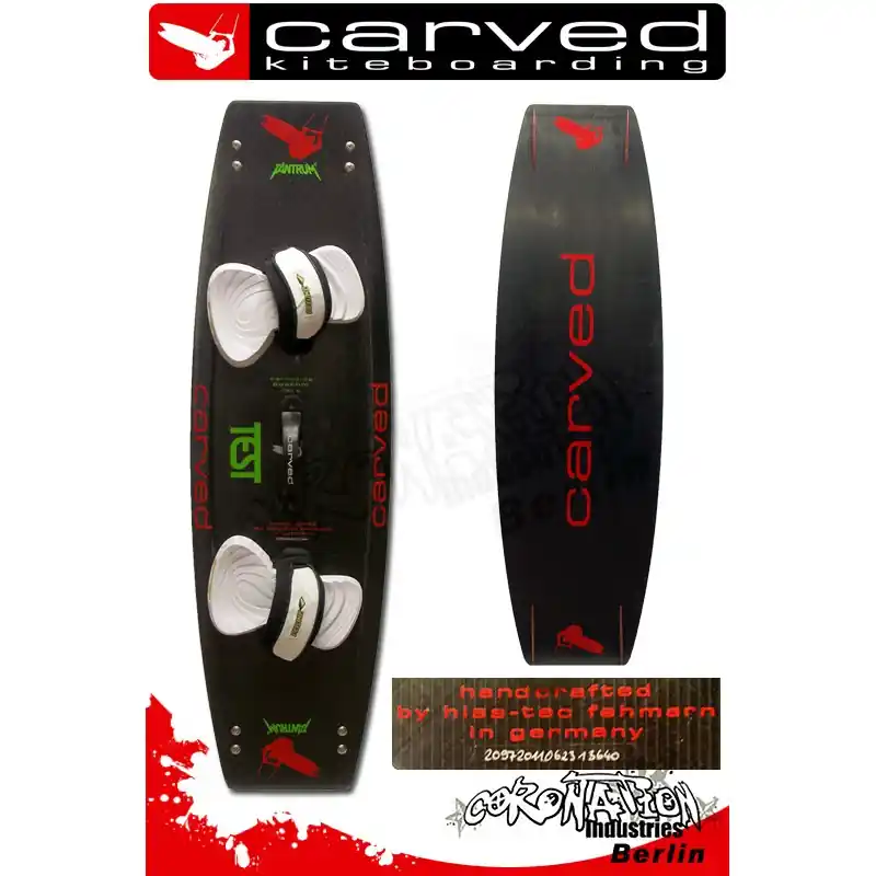 Garantierte Lieferung Test Kiteboard Carved Tantrum IV Full Carbon 136x40