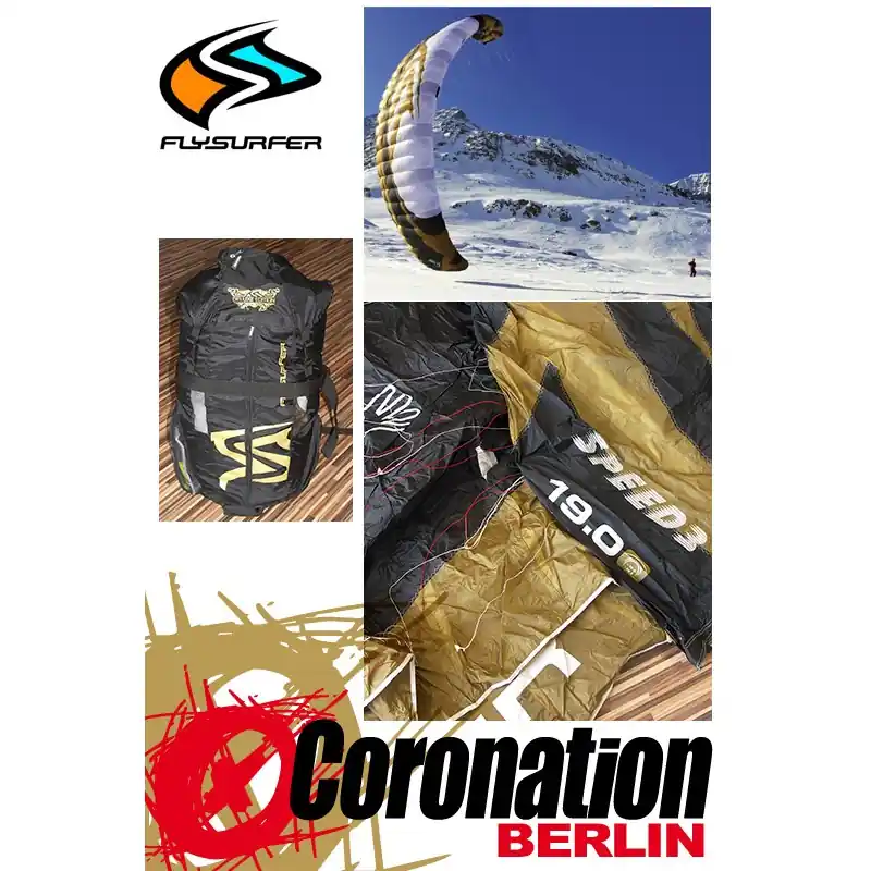 Direkt Vom Hersteller Gebraucht Kite Flysurfer Speed 3 Deluxe 19m²
