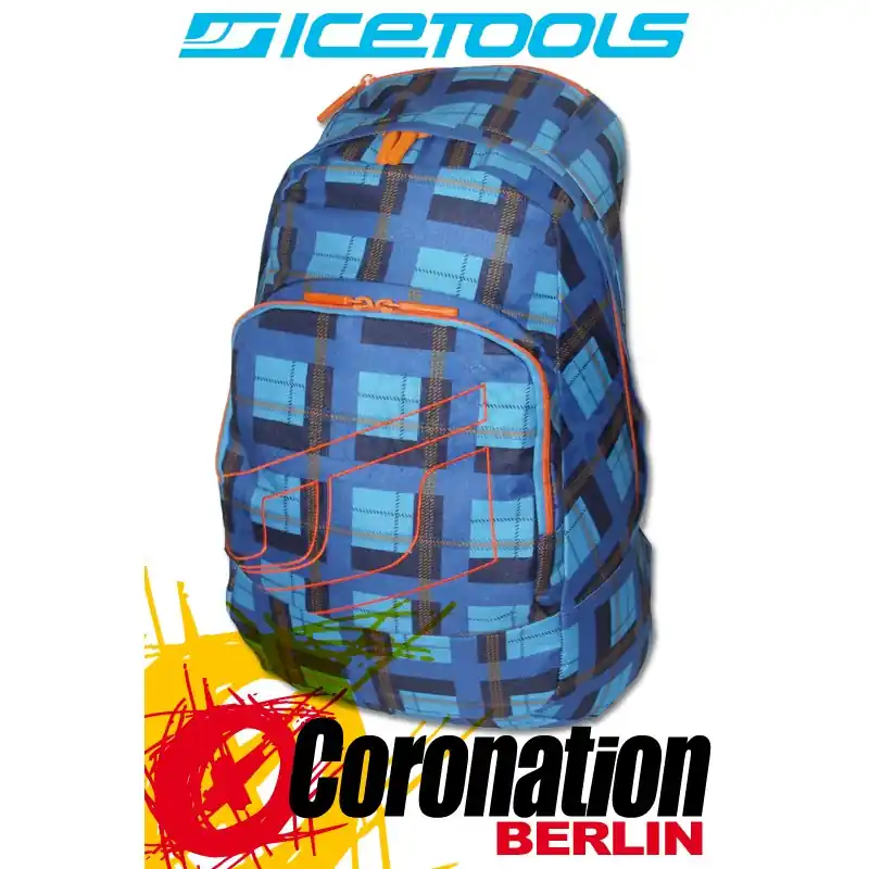 Online Kaufen ICETOOLS Rucksack Backpack Cruzer - Check Blue